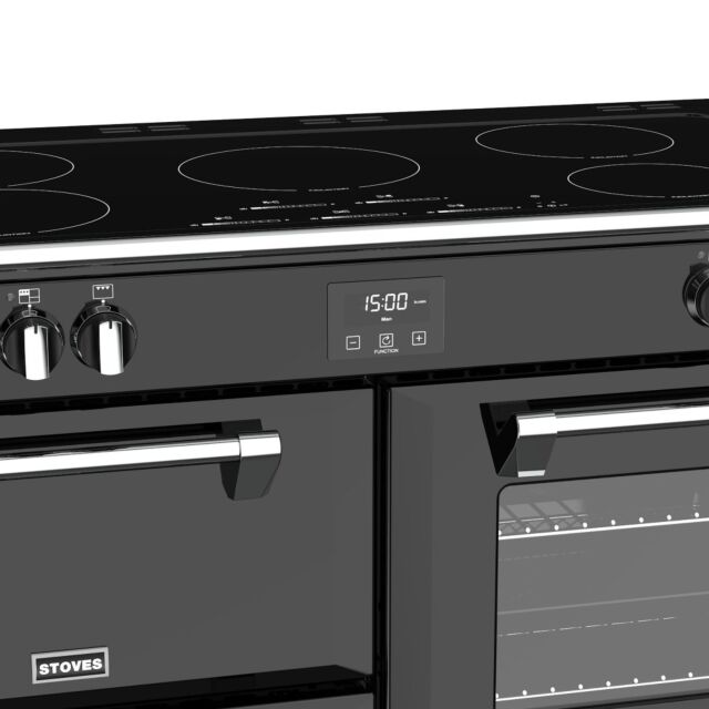 Stoves ST STER S1100EI BK Range Cooker Induction 110Cm Wide