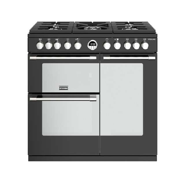 Stoves ST STER S900DF BK Range Cooker Duel Fuel 90cm Wide