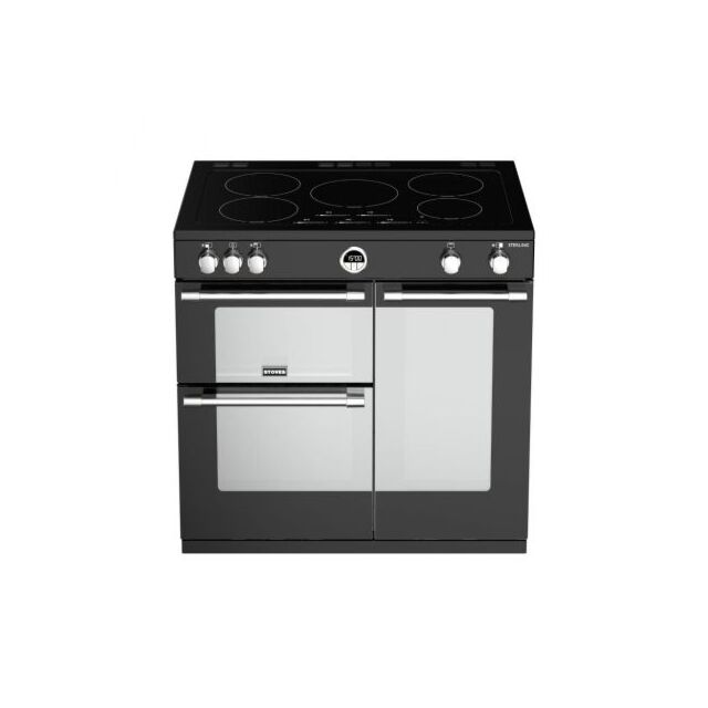 Stoves STERDXS900EIBK Sterling Deluxe Rangecooker 900 In Induction