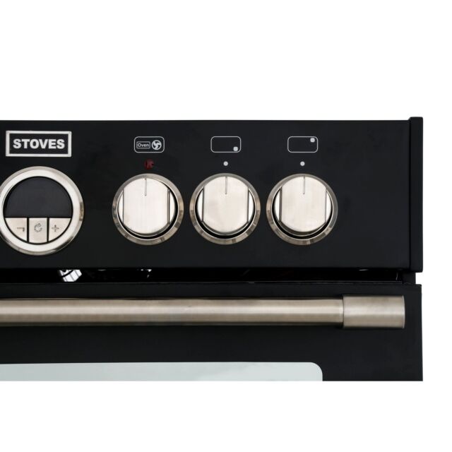 Stoves 444440992 Sterling 600E Electric Ceramic Range Cooker - Black