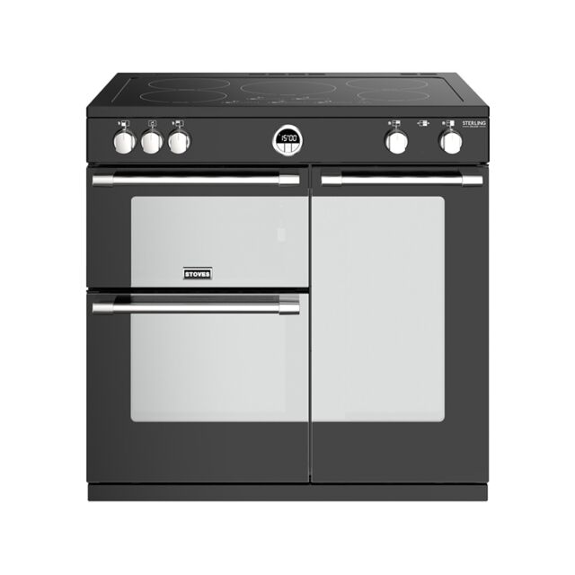 Stoves STERDXS900EIBK Range Cooker Induction 90cm Wide