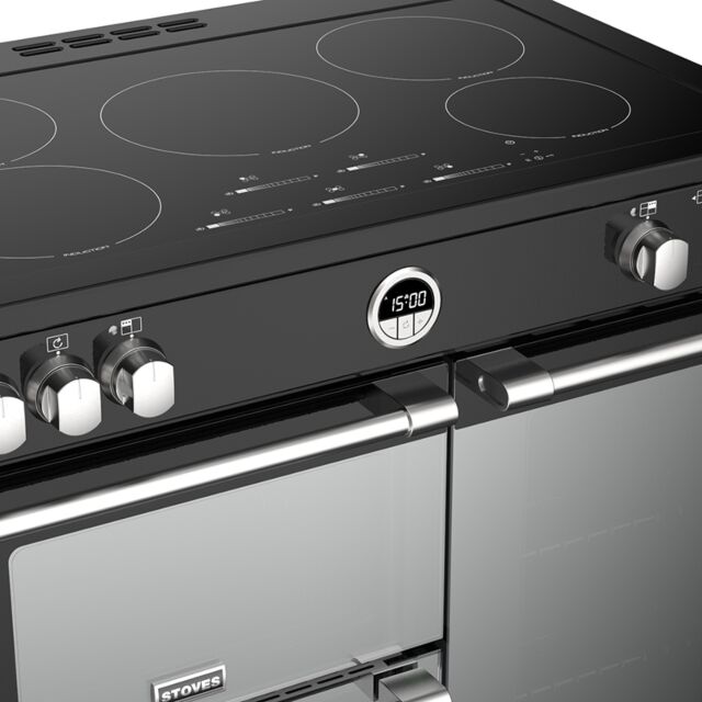 Stoves STERDXS900EIBK Range Cooker Induction 90cm Wide