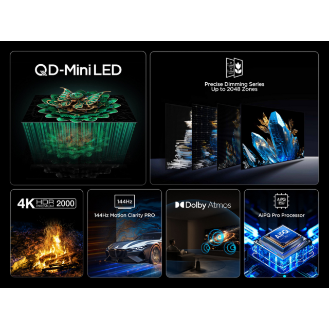 TCL 50C7K-UK 50-inch 4K QD-Mini LED TV