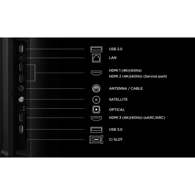 TCL 55P7L-UK 55 inch 4K HDR QLED Google TV