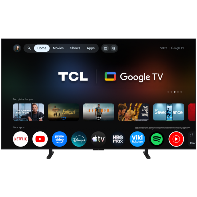 TCL 65A400M-UK 65inch QD-Mini LED 4K HDR TV Black