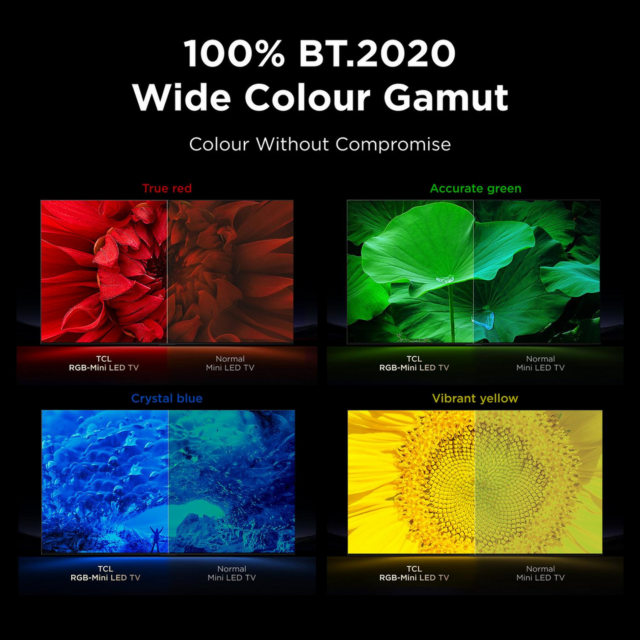 TCL 65RM7L-UK 65-inch 4K Ultra HD RGB MINI LED TV