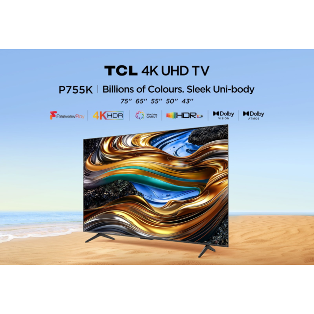 TCL 75P755K 75inch 4K HDR Android TV