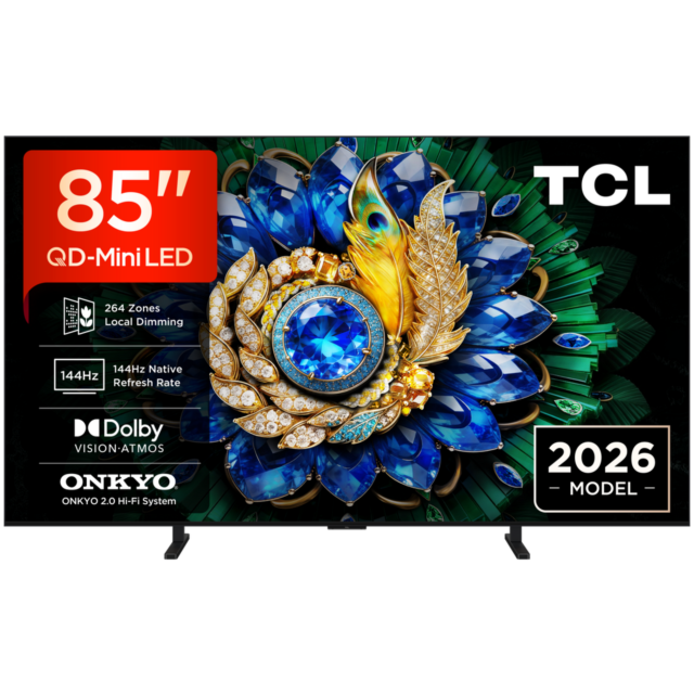 TTCL 85A400M-UK 85inch QD-MINI LED TV with HVA Panel