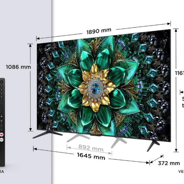 TCL 85Q6C-UK 85inch 4K QD-Mini LED UHD Smart Google TV