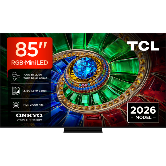 TCL 85RM7L-UK 85 inch 4K Ultra HD RGB Mini LED TV