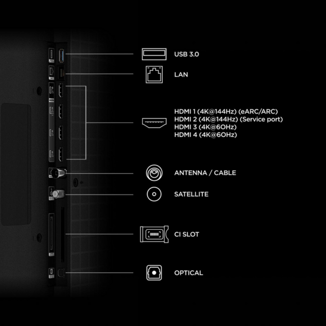 TCL 85RM7L-UK 85 inch 4K Ultra HD RGB Mini LED TV