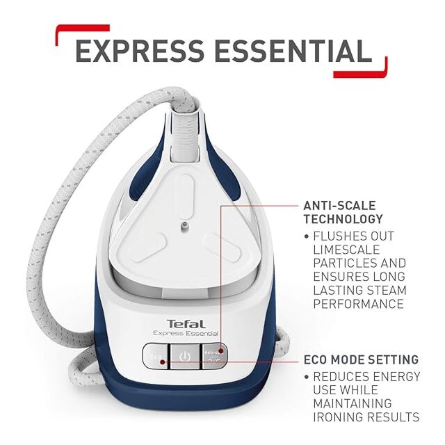 Tefal SV6116 Steam Generator Iron In Blue 2200 Watts