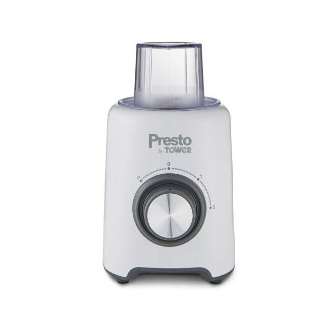 Tower PT12052WHT Presto Jug Blender 1.5 Litre In White 