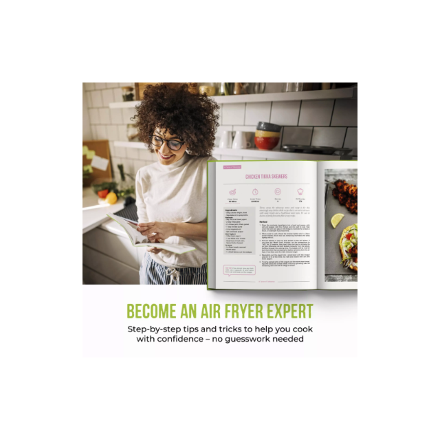 Tower RECIPEBOOKDUEL Air Fryer Recipe Book For Dual Basket Fryers