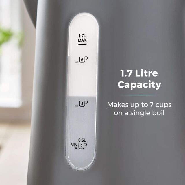 Tower T10037G Jug Kettle Scandi In Grey