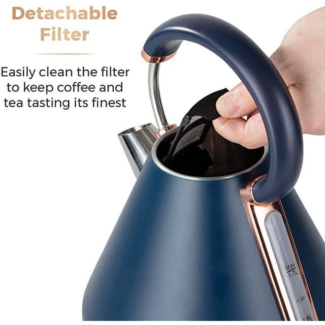 Tower T10044MNB Jug Kettle Cavaletto In Blue 