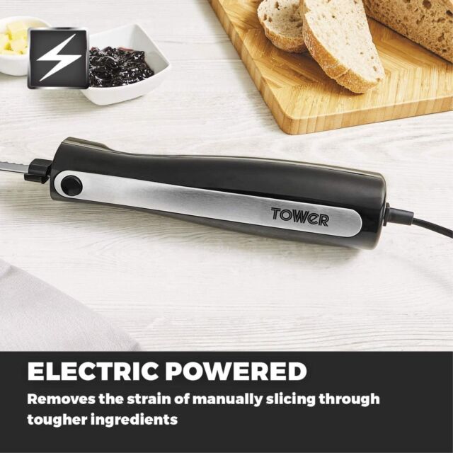 Tower T19028 Electric Carving Knife With Carving Fork