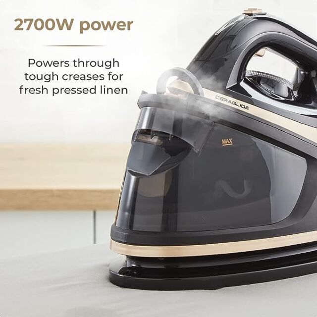 Tower T22023GLD Steam Generator Iron 2700 Watt