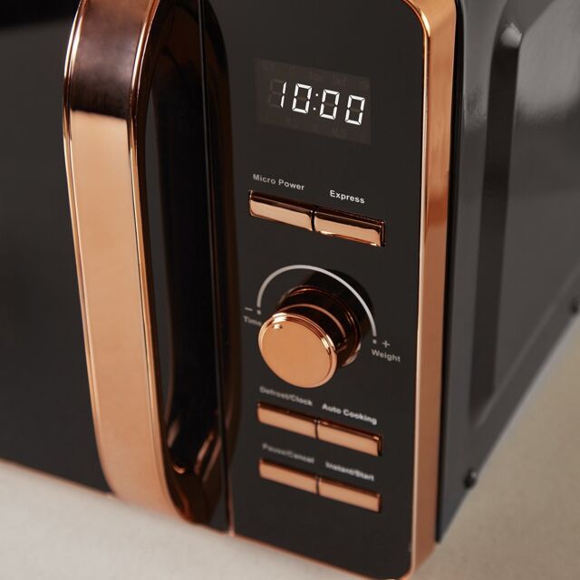 Tower T24021 Microwave 800 Watt In Rose Gold 