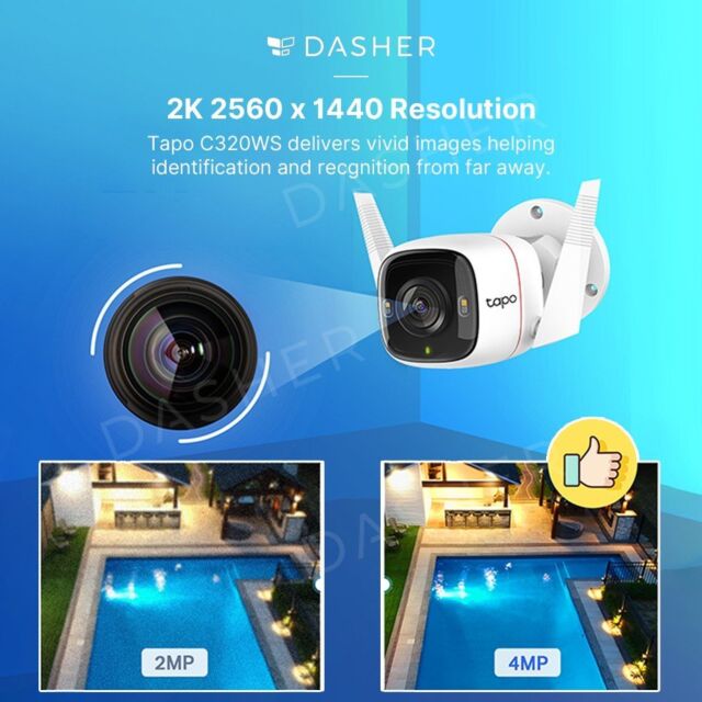 TP-LINK TAPOC320WS Outdoor Security Wi-Fi Camera