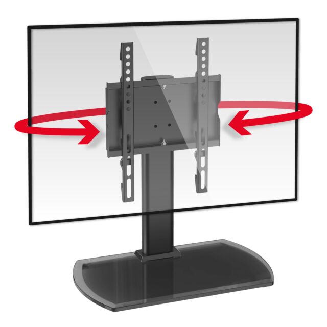 TTAP TT22S Fits TVs up to 43inch 8mm Glass base, 3 Hgt adj, Wgt 40Kg, 200 x 200 Vesa