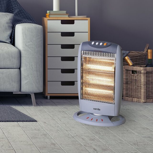 Warmlite WL42005 Halogen Heater 1200 Watt 