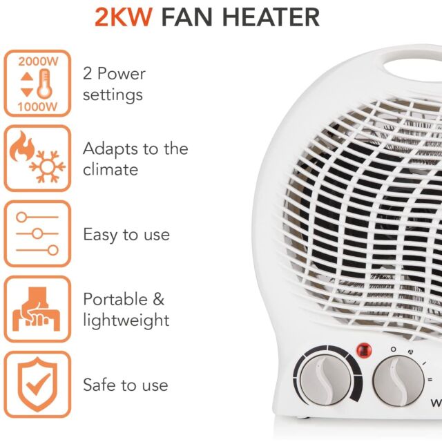 Warmlite WL44002 Fan Heater 2 Kw