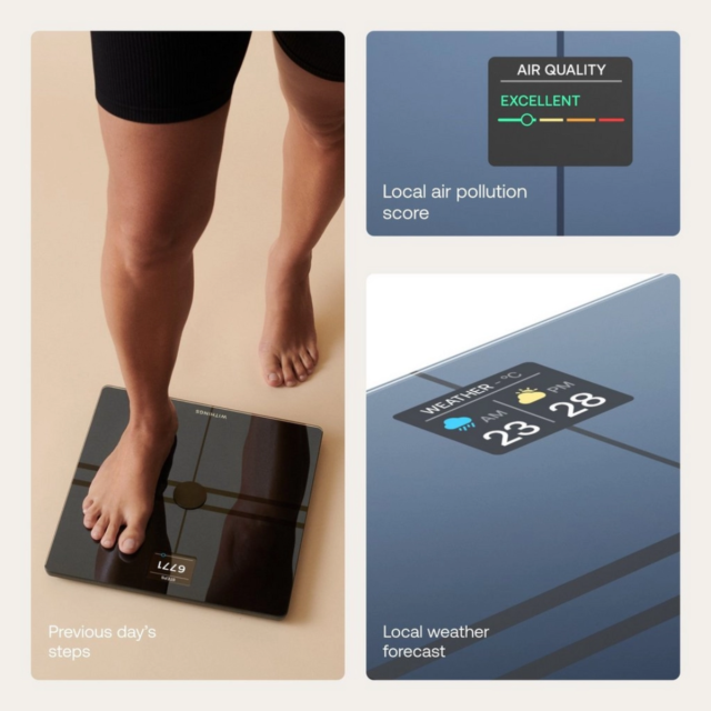 WITHINGS WBS12B Body Comp Smart Scale - Black
