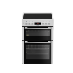 Blomberg HKN65W 60cm Double Oven Electric Cooker with Ceramic Hob - White - A Energy Rated
