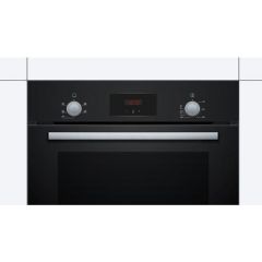 Bosch HHF113BA0B 59.4Cm Built In Electric Single Oven With 3D Hot Air - Black