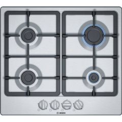 Bosch PGP6B5B90 58.2cm Gas Hob - Stainless Steel
