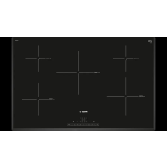 Bosch PIV851FB1EKIT PIV851FB1E 80.2cm Induction Hob with Pan Set - Black