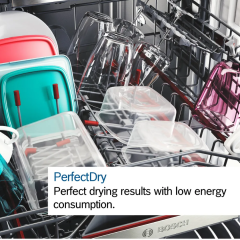 Bosch SMV6ZCX10G Built In Dishwasher - Stainless Steel - 14 Place Settings