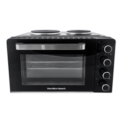 Hamilton Beach HB28HDB Mini Oven With 2 Hotplates 