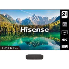 Hisense 100L5FTUK 100' 4K Laser Projector TV Black