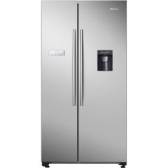 Hisense RS741N4WC11 American Style Fridge Freezer - Stainless Steel