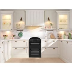 Leisure CLB60GCK Classic Double Oven Gas Cooker In Black 