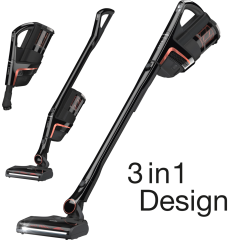 Miele HX2CAT_DOG Cordless Stick Vacuum Cleaner - 60 Minutes Run Time - Black