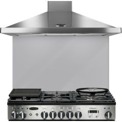 Rangemaster UNBSP994GY 100Cm Glass Splashback Grey 10756