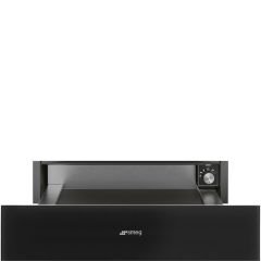Smeg CPR115N 15Cm Warming Drawer In Black 