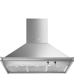 Smeg KD90HXE Opera 90Cm Chimney Hood In Stainless Steel 