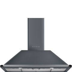 Smeg KT110GRE 110Cm Victoria Chimney Hood Slate Grey