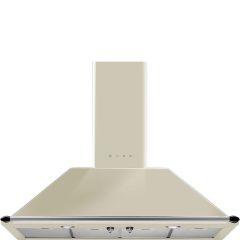 Smeg KT110PE Victoria 110Cm Chimney Hood In Cream 