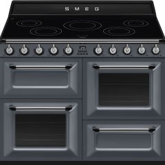 Smeg TR4110IGR2 110Cm Victoria Electric Range Cooker Slate Grey