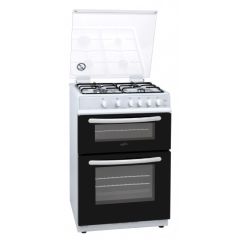 Statesman GDL60W2 Gas Cooker 60Cm Double Oven With Lid