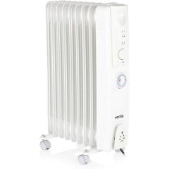 Warmlite WL43004YTW Oil Filled Radiator 2000 Watt With Timer 