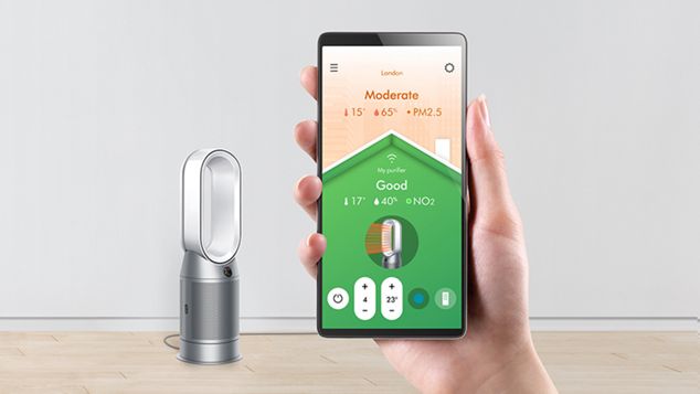The Dyson Link app.