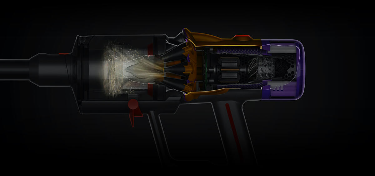 Cutaway diagram revealing the metal mesh filter within.